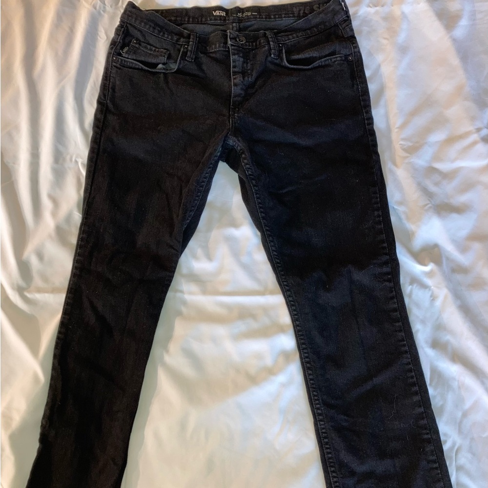 Vans V76 Skinny Jeans Size 32 x 30 Black